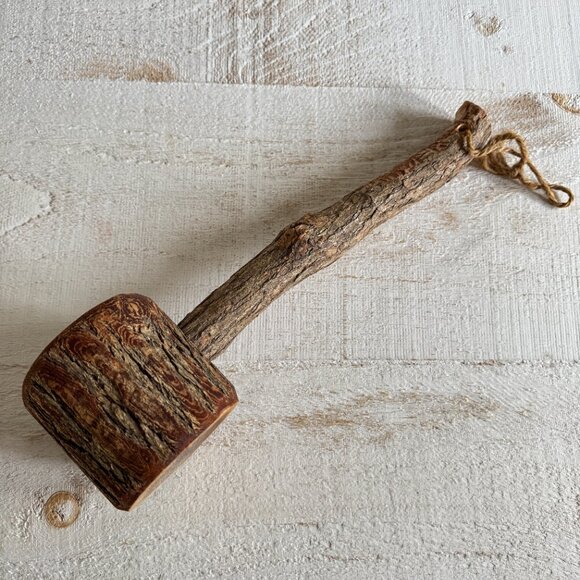 Vintage Novelty Bug Swatter - Hand Made Wooden Hammer - Picture 8 of 9